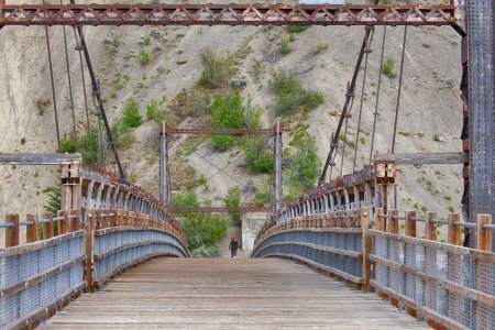 De oude brug van Lillooet